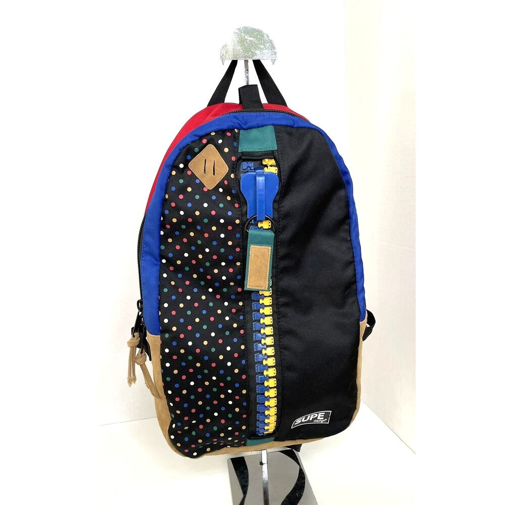 Supe Design Day Bag Original Collection Double Color Backpack Mega Zip